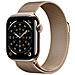 Watch Series 11 GPS + Cellular 42mm Cassa Titanio Oro con Loop in maglia Milanese Oro - Foto miniatura 1