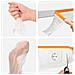 Telo per polvere con nastro adesivo 6 pcs 30 x 3300 cm HDPE - Foto miniatura 6