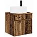 Mobile lavabo da parete Legno antico 49 x 44,5 x 65,5 cm - Foto miniatura 1