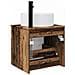 Mobile lavabo da parete Legno antico 49 x 44,5 x 65,5 cm - Foto miniatura 3