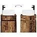 Mobile lavabo da parete Legno antico 49 x 44,5 x 65,5 cm - Foto miniatura 6