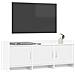 Mobile TV 130 x 33 x 47 cm Bianco Legno ingegnerizzato - Foto miniatura 2