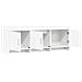 Mobile TV 130 x 33 x 47 cm Bianco Legno ingegnerizzato - Foto miniatura 3