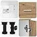 Unità Cucina Lyon 8 pcs Rovere Artigianale Legno ingegnerizzato - Foto miniatura 5
