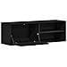 Mobile TV Rovere Nero 120x34x37 cm in Legno Multistrato - Foto miniatura 5
