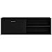 Mobile TV Rovere Nero 120x34x37 cm in Legno Multistrato - Foto miniatura 6