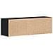 Mobile TV Rovere Nero 120x34x37 cm in Legno Multistrato - Foto miniatura 8