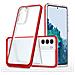 Trasparente Samsung Galaxy S21 + 5g (s21 Plus 5g) Custodia 3 In 1 Con Cornice, Cover In Gel, Rossa - Foto miniatura 3