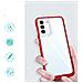 Trasparente Samsung Galaxy S21 + 5g (s21 Plus 5g) Custodia 3 In 1 Con Cornice, Cover In Gel, Rossa - Foto miniatura 5