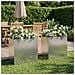 Vaso da giardino 2 pz Argento 50 x 30 x 50 cm Acciaio Inox - Foto miniatura 2