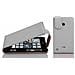 Custodia Compatibile Con Nokia Lumia 720 In Magnesio Bianco - Coperchio Protettivo In Design Flip Realizzato In Similpelle Testurizzata - Foto miniatura 4