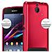 Custodia Compatibile Con Sony Xperia E1 In Rosso Metallico - Coperchio Protettivo In Silicone Tpu Flessibile - Foto miniatura 5
