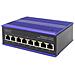 Industrial 8-port Fast Ethernet Switch Din Rail - Extended Temp. Range - Foto miniatura 1