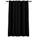 Tenda Oscurante Effetto Lino Con Occhielli 290x245 Cm Nera - Foto miniatura 1