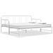 Telaio Divano Letto Estraibile Bianco In Metallo 90x200 Cm - Foto miniatura 3