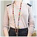Collana Da Telefono Con Perle E Smiley 110 Cm Multicolor Collezione Smile - Foto miniatura 4