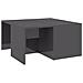 Tavolini Salotto 4pz Grigio Lucido 33x33x33cm Legno Multistrato - Foto miniatura 2