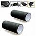 Set 2 Pellicola Adesiva Auto Moto Fibra Di Carbonio 3d Nero Vinile 7x500cm - Foto miniatura 1