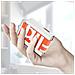 Cover In Silicone Ef-gf721twegww Con Strap Per Galaxy Z Flip4 Sm-f721b Bianco Arancione - Foto miniatura 5