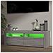 Mobile Porta TV con Luci LED Grigio Sonoma 120x35x40 cmcm - Foto miniatura 3