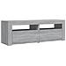 Mobile Porta TV con Luci LED Grigio Sonoma 120x35x40 cmcm - Foto miniatura 8