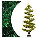 Albero di Natale a Spirale con Vaso e LED Verde 120 cm PVC - Foto miniatura 1