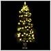 Albero di Natale a Spirale con Vaso e LED Verde 120 cm PVC - Foto miniatura 3