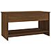 Tavolino Salotto Rovere Marrone 102x50x52,5cm Legno Multistrato - Foto miniatura 4