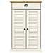 Scarpiera Vigo 60x35x96 Cm In Legno Massello Di Pino Bianco - Foto miniatura 2