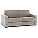 Divano Letto Aleida, Divano A 2 Posti, 100% Made In Italy, Sofà Soggiorno Con Apertura Girevole, In Tessuto Imbottito, Con Braccioli Standard, Cm 180x95h90, Tortora - Foto miniatura 2