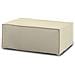 Pouf Antonella, Pouf Da Salotto, 100% Made In Italy, Poltroncina Relax In Tessuto Imbottito, Cm 100x70h43, Beige - Foto miniatura 2