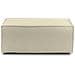 Pouf Antonella, Pouf Da Salotto, 100% Made In Italy, Poltroncina Relax In Tessuto Imbottito, Cm 100x70h43, Beige - Foto miniatura 3