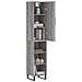 Credenza Grigio Sonoma 34,5x34x180 Cm In Legno Multistrato - Foto miniatura 3