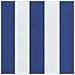 Cuscino Per Pallet Strisce Bianche E Blu 50x40x12 Cm In Tessuto - Foto miniatura 11