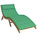 Cuscino Per Lettino Verde 180x60x3 Cm In Tessuto Oxford - Foto miniatura 3