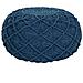 Pouf Macramè Berkane Cotone Blu Marino - Foto miniatura 5