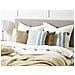 Set Di 2 Cuscini Tilia Cotone 45 X 45 Cm Blu Trama Geometrica - Foto miniatura 1