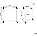 Set Di 2 Cuscini Tilia Cotone 45 X 45 Cm Blu Trama Geometrica - Foto miniatura 3