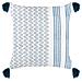 Set Di 2 Cuscini Tilia Cotone 45 X 45 Cm Blu Trama Geometrica - Foto miniatura 7