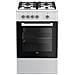 Cucina Gas FSG52000DWC 4 Fuochi a Gas Forno Gas Dimensioni 50 x 60 cm Colore Bianco Serie b100 - Foto miniatura 1
