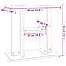 Supporto Acquario 60x30x60cm in Legno Multistrato Grigio Sonoma - Foto miniatura 6