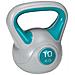 Kettlebell 10kg In Pu E Sabbia Con Base Piatta E Impugnatura Per Stacchi, Squat E Sollevamenti, 22x16x26 Cm, Verde Scuro - Foto miniatura 1
