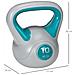 Kettlebell 10kg In Pu E Sabbia Con Base Piatta E Impugnatura Per Stacchi, Squat E Sollevamenti, 22x16x26 Cm, Verde Scuro - Foto miniatura 6