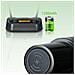 Doppio Microfono Wireless Professionale Con Ricevitore Fisso Black - Foto miniatura 3