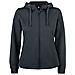 Basic Active Hoody Full Zip Lady Nero L - Foto miniatura 1