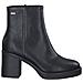 Black Casual Closed Booties Stivaletti Sintetico E Tessile Scarpe Donna Nero Eu 40, 5-25324-41 001 - Foto miniatura 2