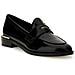 Kaine Loafers Mocassino Pelle Di Mucca Scarpe Donna Nero Eu 36, Fltkni Ele14 Black - Foto miniatura 2