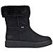 Black Casual Closed Ladies Mid Height Boots Stivaletti Pelle Sintetica Scarpe Donna Nero Eu 41, Y0090-00 - Foto miniatura 3