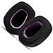 Cuscinetti Auricolari Di Ricambio Per Cuffie Logitech G733 - Mesh Nero/viola - Foto miniatura 3