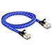 Cavo di rete piatto RJ45 con rivestimento intrecciato Cat. 6A U /FTP 1 m blu - Foto miniatura 1